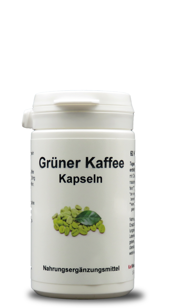 Grüner Kaffee Extrakt Kapseln / 60 Kapseln / Art. 234