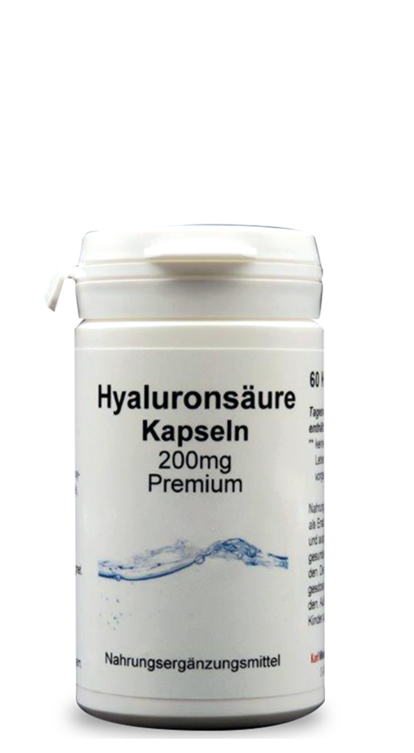 Hyaluronsäure Kapseln Premium 200 mg / 60 Kapseln / Art. 211