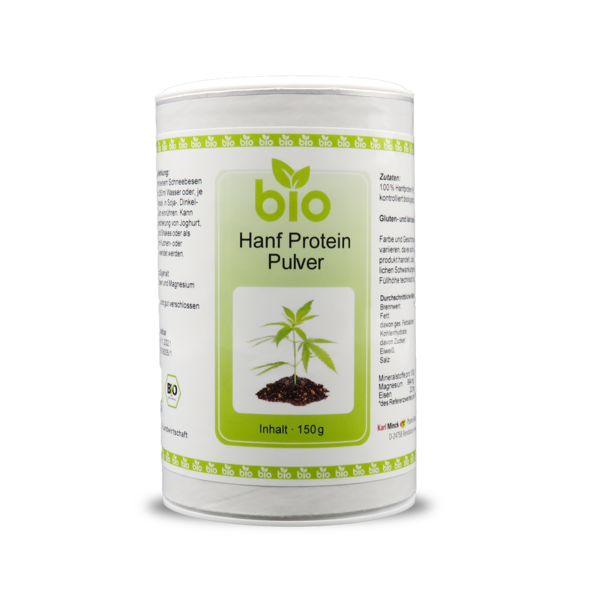 Bio Hanf Protein Pulver / 150 g / Art. 421