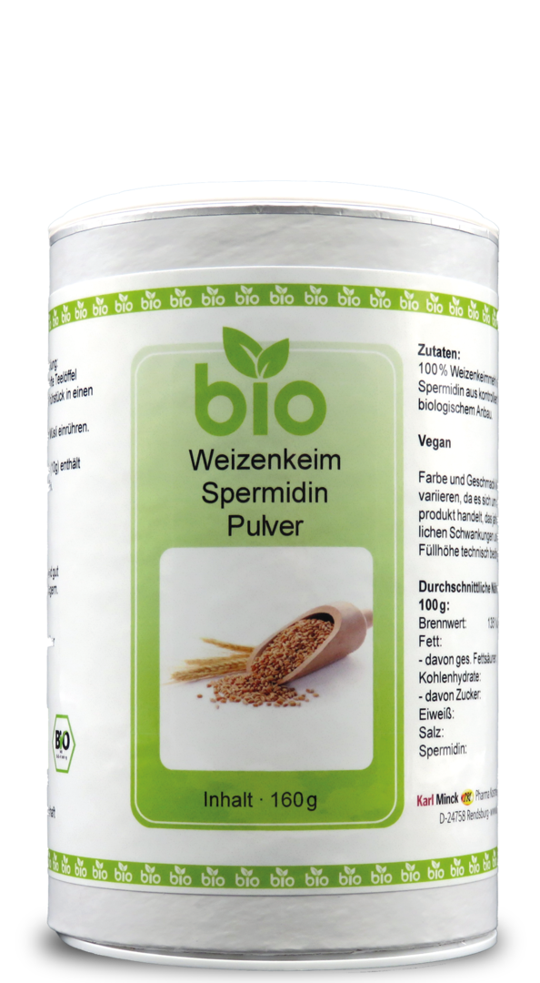 Bio Weizenkeimmehl mit Spermidin Pulver / 160 g / Art. 426