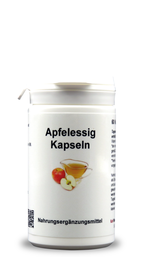 Apfelessig Kapseln (vegan) / 60 Kapseln / Art. 518